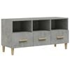vidaXL TV-Schrank Betongrau 102x36x50 cm Holzwerkstoff