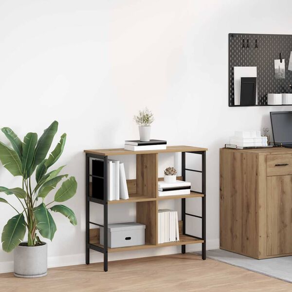 vidaXL B&uuml;cherregal Artisan-Eiche 82 x 32 x 79 cm Holzwerkstoff