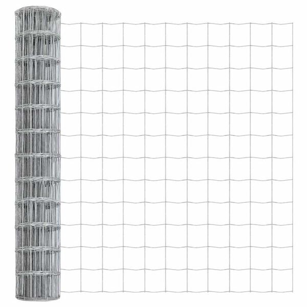 vidaXL Eurozaun 1,2 x 25 m PVC-beschichtetes Eisen