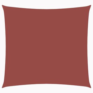 vidaXL Sonnensegel Oxford-Gewebe Quadratisch 5x5 m Terrakotta-Rot