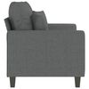 vidaXL 2-Sitzer-Sofa Dunkelgrau 120 cm Stoff