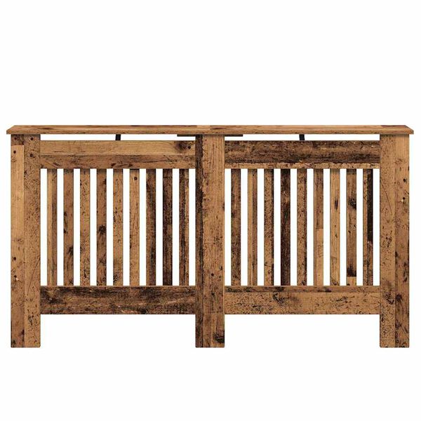 vidaXL Heizk&ouml;rperabdeckung Altholz 152 x 19 x 81,5 cm Holzwerkstoff