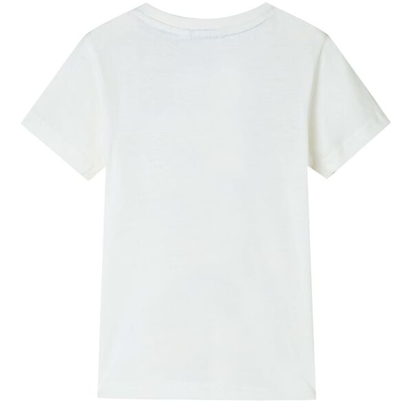 Kinder-T-Shirt Ecru 128