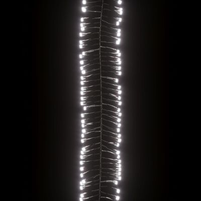 vidaXL LED-Lichterkette mit 1000 LEDs Kaltweiß 11 m PVC
