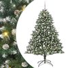 vidaXL K&uuml;nstlicher Weihnachtsbaum mit 300 LEDs mit St&auml;nder Gr&uuml;n 180 cm