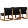 vidaXL 3 St&uuml;ck Outdoor Mittelsofa