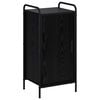 vidaXL Sideboard Schwarz Eichen-Optik 97 x 33 x 81 cm Holzwerkstoff