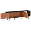 vidaXL TV-Schrank 140x30x45 cm Rohes Mangoholz und Massivholz Akazie