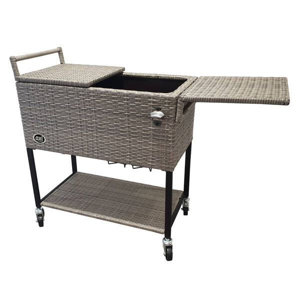 AXI K&uuml;hlwagen Country Rattan-Optik 76 L Braun