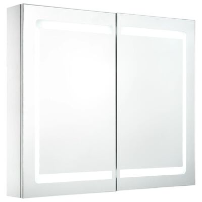 vidaXL LED-Spiegelschrank 80x12,2x68 cm