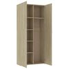 vidaXL Lagerschrank Sonoma-Eiche 80x35,5x180 cm Holzwerkstoff