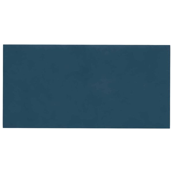 vidaXL Wandkopfteilen 12 pcs Blau 30 x 15 cm Samt