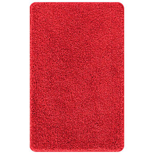 vidaXL Rutschfeste Badmatte Rot 50 x 80 cm PP