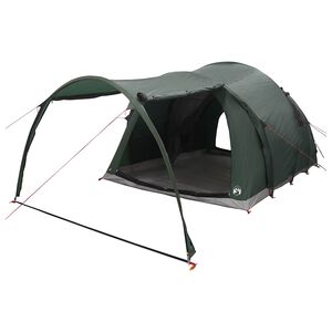 vidaXL Tunnelzelt 370 x 275 x 210 cm Olivegr&uuml;n Polyester und Stahl