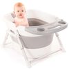 Bo Jungle B-Foldable Baby-Badewanne f&uuml;r Dusche Grau und Wei&szlig;