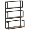 vidaXL Wandregal 60x20x85 cm Altholz Massiv