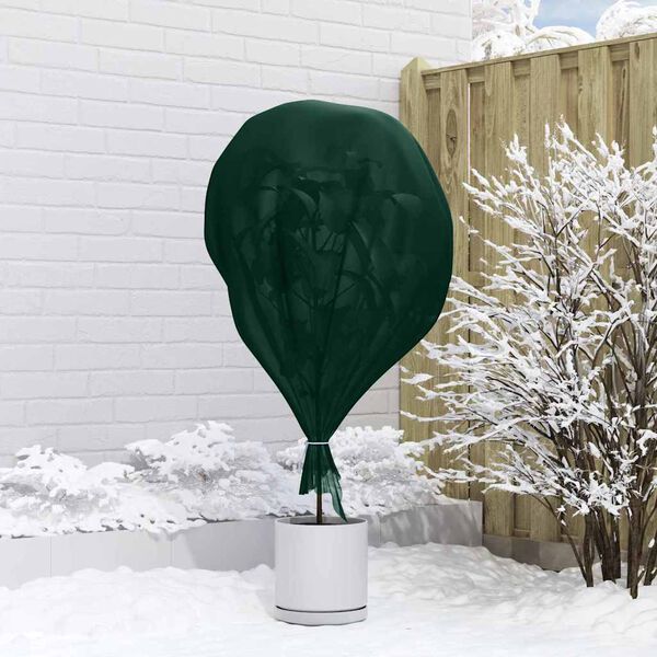 vidaXL Winterschutz fur Pflanzen Gr&uuml;n 50 x 3,2 m Vliesstoff