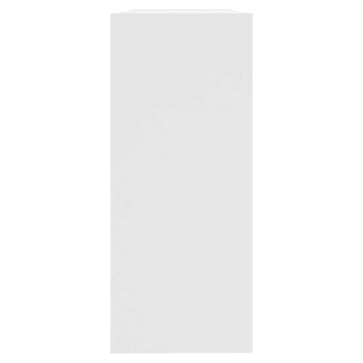vidaXL Bücherregal/Raumteiler Weiß 100x30x72 cm