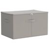 vidaXL Aufbewahrungsbox Vliesstoff 60 x 43 x 35 cm 90,3 L Grau