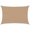 vidaXL Sonnensegel 160 g/m&sup2; Taupe 2,5x3,5 m HDPE