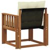 vidaXL Outdoor-Sofagarnitur Massives Akazienholz und Textilene