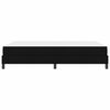vidaXL Boxspringbett mit Matratze Schwarz 160 x 200 cm Stoff