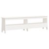 vidaXL Flurbank Wei&szlig; 160x28x45 cm Massivholz Kiefer