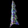 vidaXL Weihnachtsbaum mit 100 LEDs Mehrfarbig 120 cm Acryl