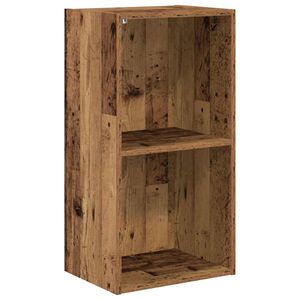 vidaXL B&uuml;cherregal Altholz-Optik 40x30x77 cm Holzwerkstoff