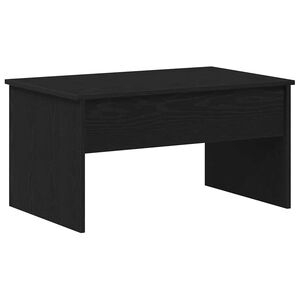 vidaXL Couchtisch Schwarz Eichen-Optik 80 x 50,5 x 41,5 cm
