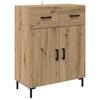 vidaXL Sideboard Artisan-Eiche 69,5 x 34 x 90 cm Holzwerkstoff