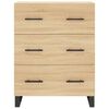 vidaXL Highboard Sonoma-Eiche 69,5x34x180 cm Holzwerkstoff