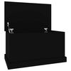 vidaXL Truhe Schwarz 70x40x38 cm Holzwerkstoff