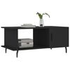 vidaXL Couchtisch Schwarz 90x50x40 cm Holzwerkstoff
