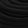 vidaXL Arbeitsseil Schwarz 20 mm 100 m Polyester