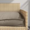 vidaXL Kissen Taupe 150 x 40 x 8 cm Oxford-Stoff