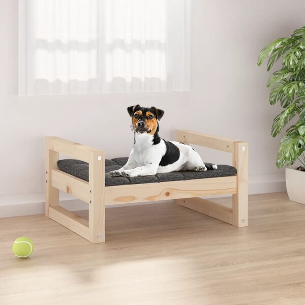 vidaXL Hundebett 55,5x45,5x28 cm Massivholz Kiefer