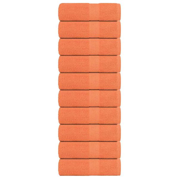 vidaXL Waschtücher FROGN 10 Stk. Orange 30x30 cm 360 g/m²