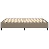 vidaXL Boxspringbettgestell Taupe 140x190 cm Stoff