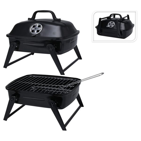 ProGarden Grill Tragbar Schwarz