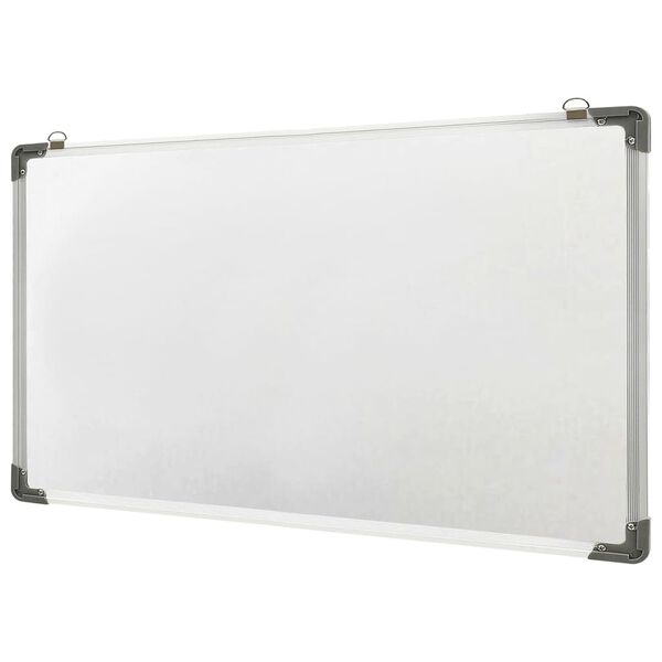 vidaXL Magnetisches Whiteboard Weiß 110x60 cm Stahl