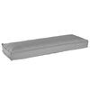 vidaXL Kissen Oxford-Stoff Grau 120 x 40 x 8 cm