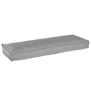 vidaXL Kissen Oxford-Stoff Grau 120 x 40 x 8 cm