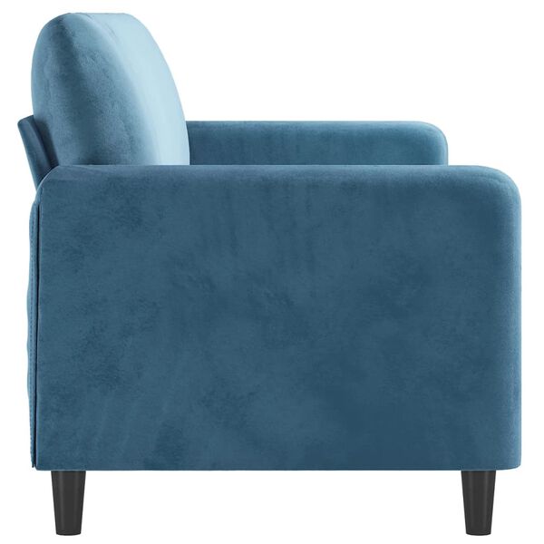 vidaXL 3-Sitzer-Sofa Blau 180 cm Samt