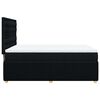 vidaXL Boxspringbett mit Matratze Schwarz 140x190 cm Stoff