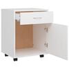 vidaXL Rollschrank Wei&szlig; 45x38x54 cm Holzwerkstoff