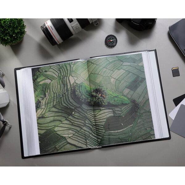 rillstab Sichtbuch A4 80 H&uuml;llen Schwarz