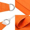vidaXL Sonnensegel Oxford-Gewebe Rechteckig 2x4,5 m Orange