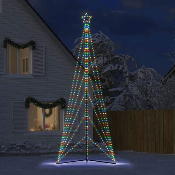 vidaXL LED Weihnachtsbaum 861 LEDs Mehrfarbig 478 cm