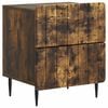 vidaXL Nachttisch R&auml;uchereiche 43 x 34,5 x 49,5 cm Holzwerkstoff